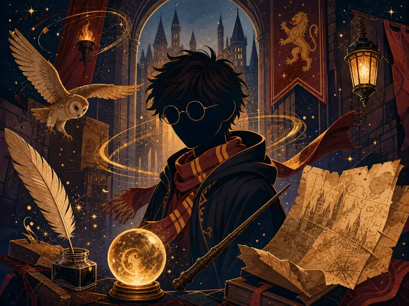 Harry Potter portrait illustration