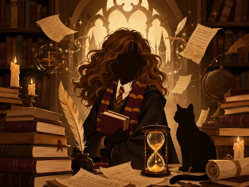 Hermione Granger portrait illustration