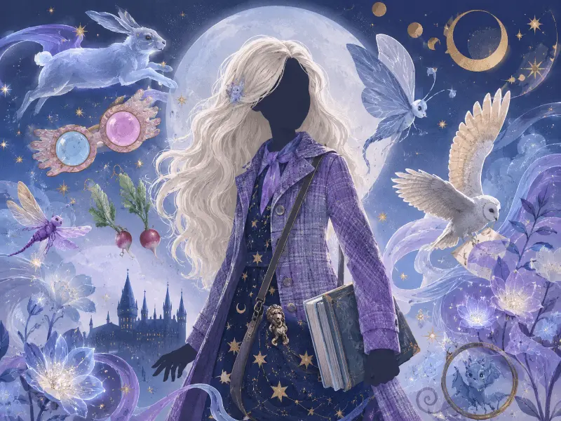 Luna Lovegood portrait illustration